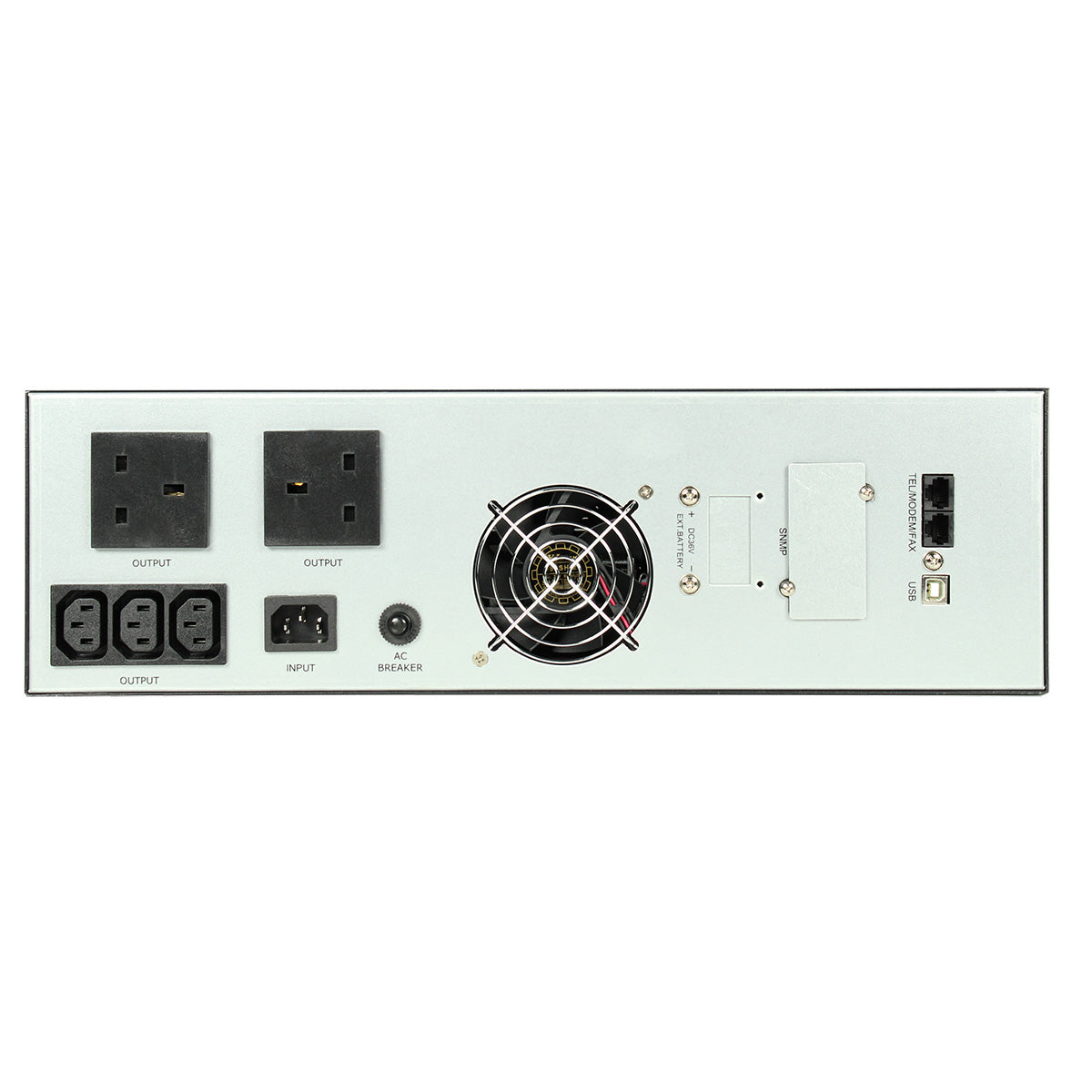 Powercool Rack-Mount line interactive UPS 2000VA 1600W 2xUK3xIEC