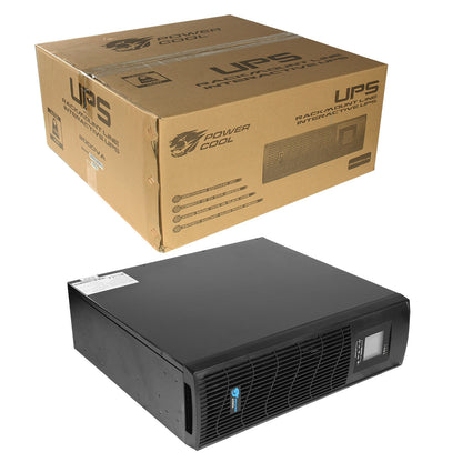 Powercool Rack-Mount line interactive UPS 2000VA 1600W 2xUK3xIEC Powercool