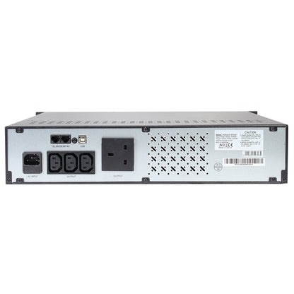 Powercool Rack-Mount Off-Line UPS 850VA with LCD  USB Monitoring with 1x8Ah Powercool