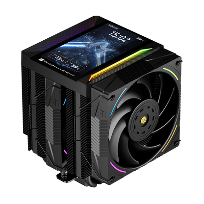 Thermalright Peerless Assassin 120 Vision MAX ARGB Black CPU cooler with 5 inch display