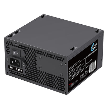 ACE 750w ATX PSU With 120mm Fan and Flat Black Cables - Destello
