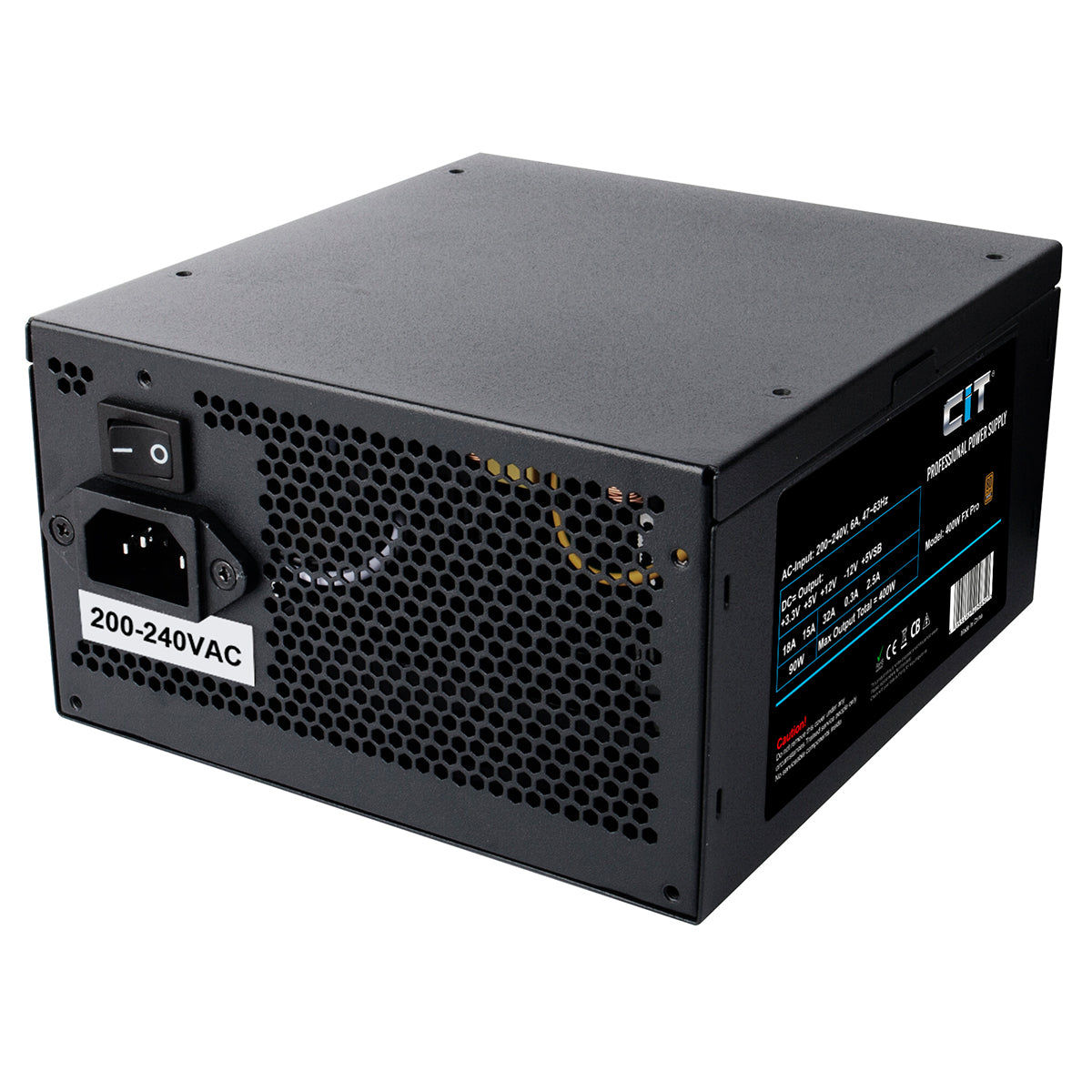 CiT 400W FX Pro 14cm Fan APFC 80 Plus - Destello