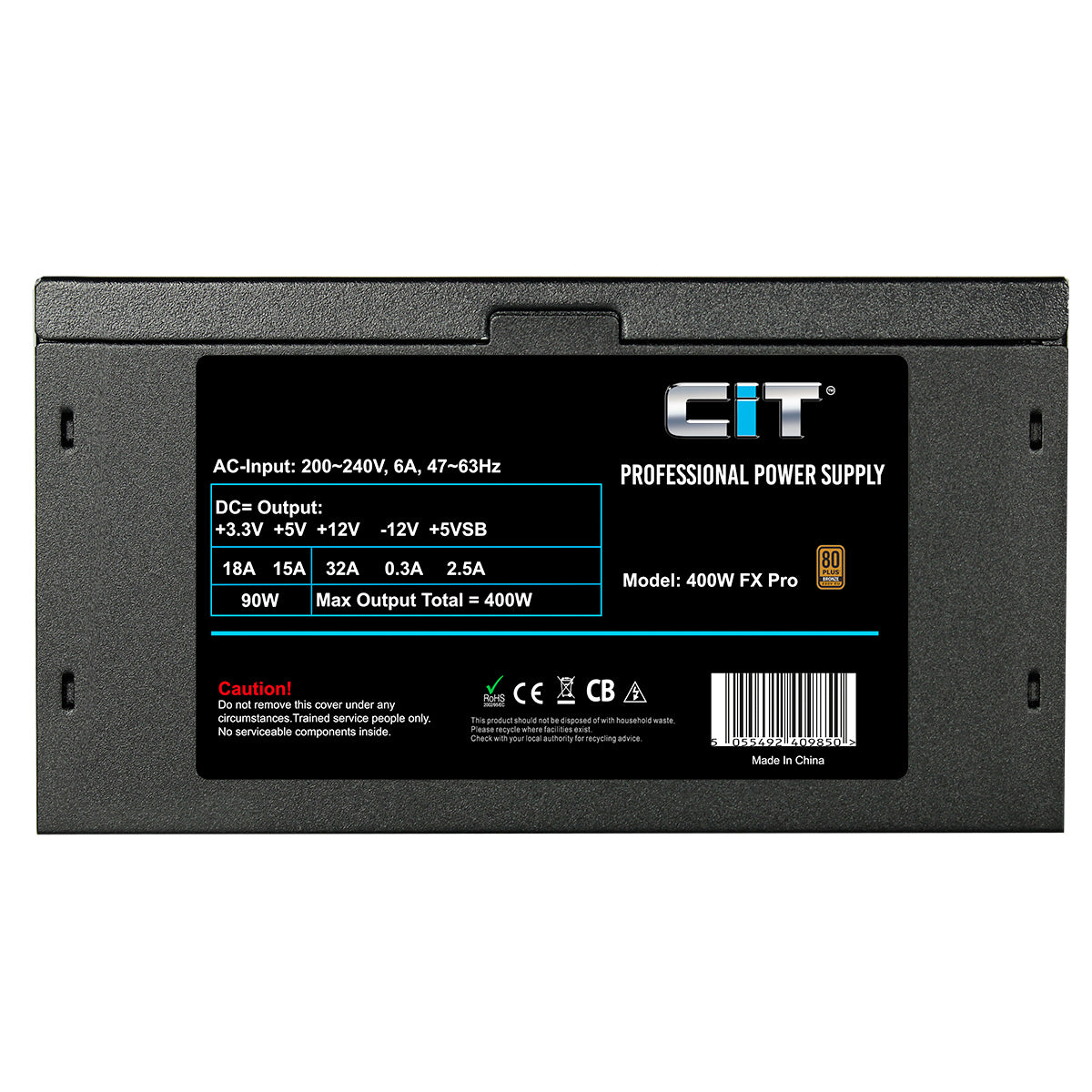 CiT 400W FX Pro 14cm Fan APFC 80 Plus