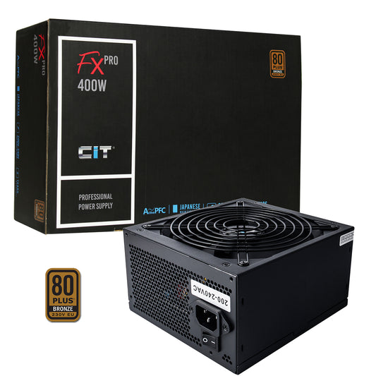 CiT 400W FX Pro 14cm Fan APFC 80 Plus - Destello