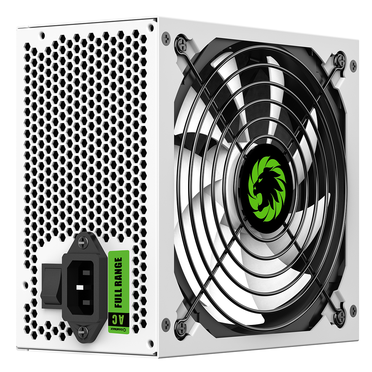 GameMax GP650 White 650W 80 Plus Bronze Wired Power Supply - Destello