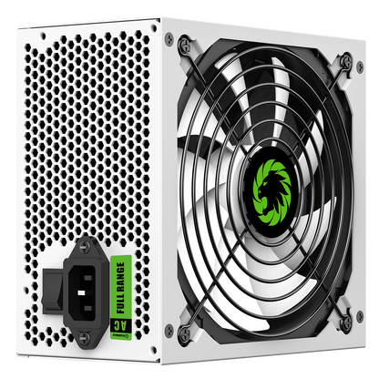 GameMax GP650 White 650W 80 Plus Bronze Wired Power Supply - Destello