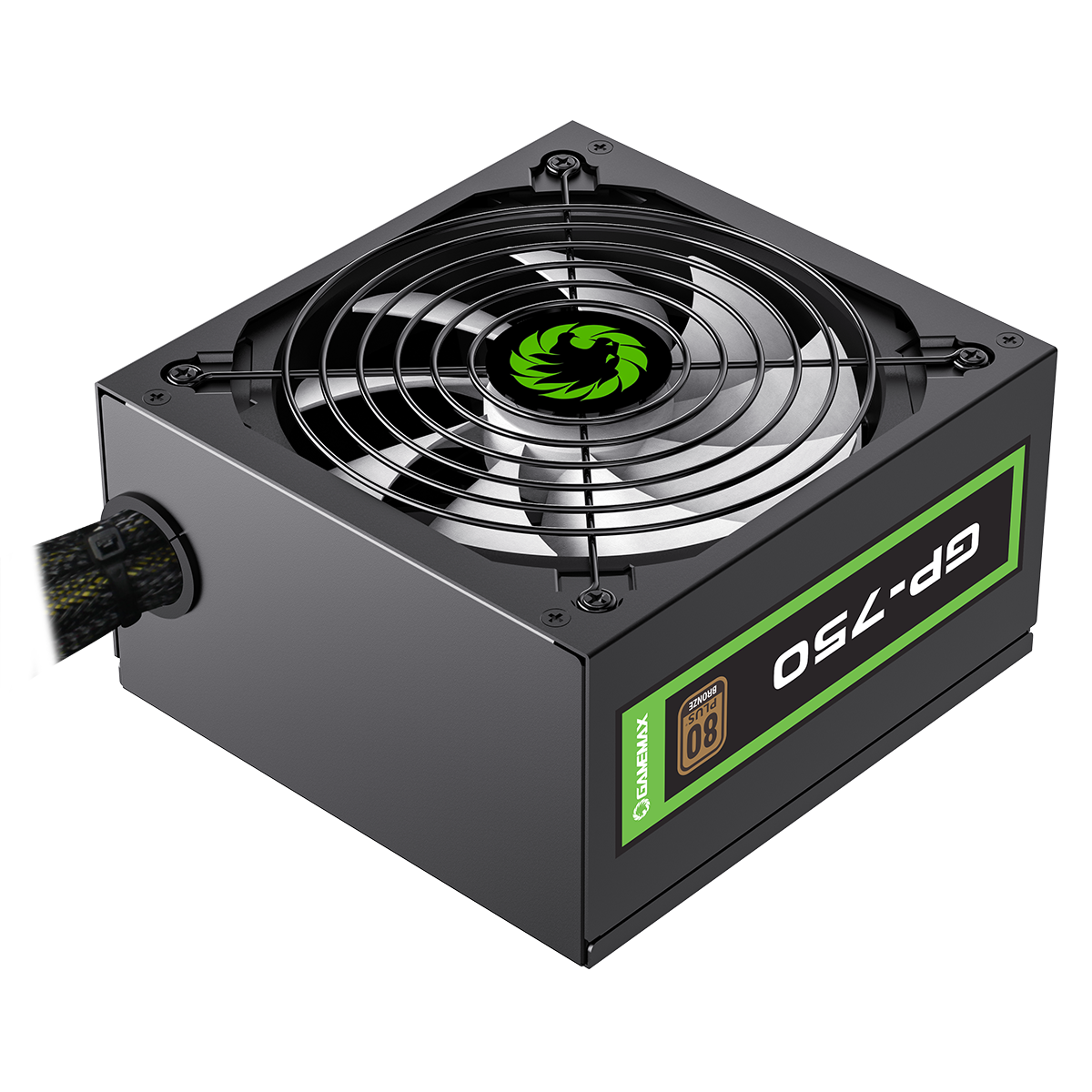 GameMax GP750 750W 80 Plus Bronze Wired Power Supply - Destello