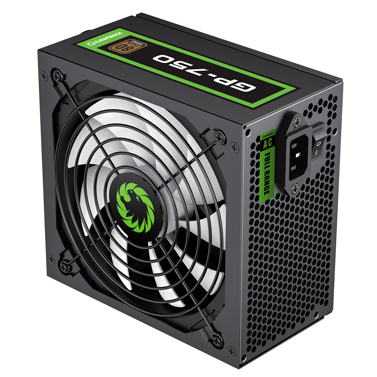 GameMax GP750 750W 80 Plus Bronze Wired Power Supply