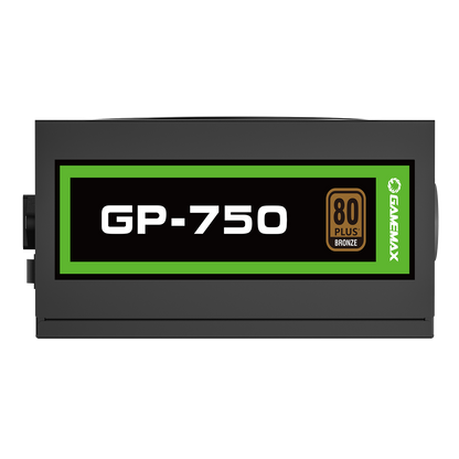 GameMax GP750 750W 80 Plus Bronze Wired Power Supply - Destello