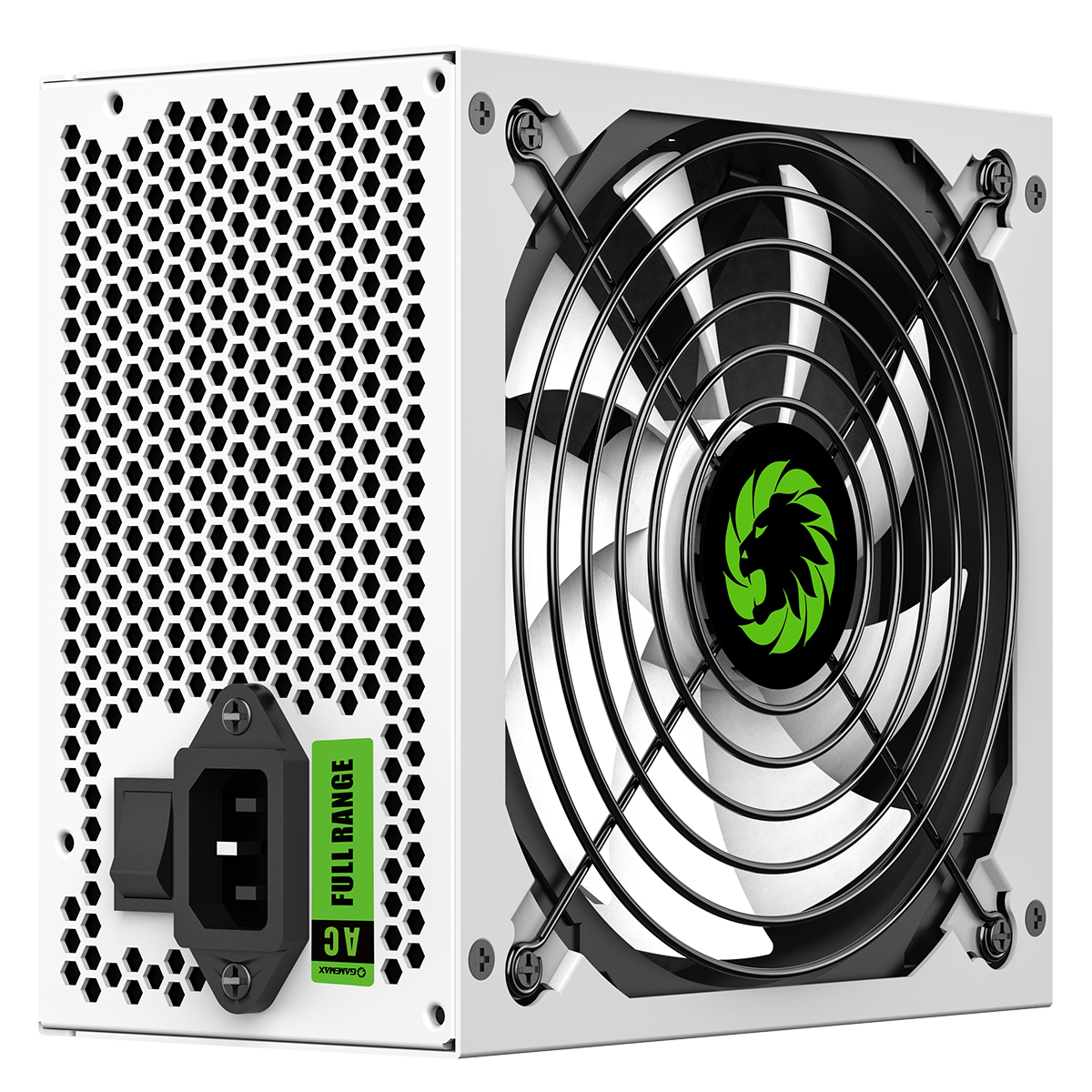GameMax GP750 White 750W 80 Plus Bronze Wired Power Supply - Destello