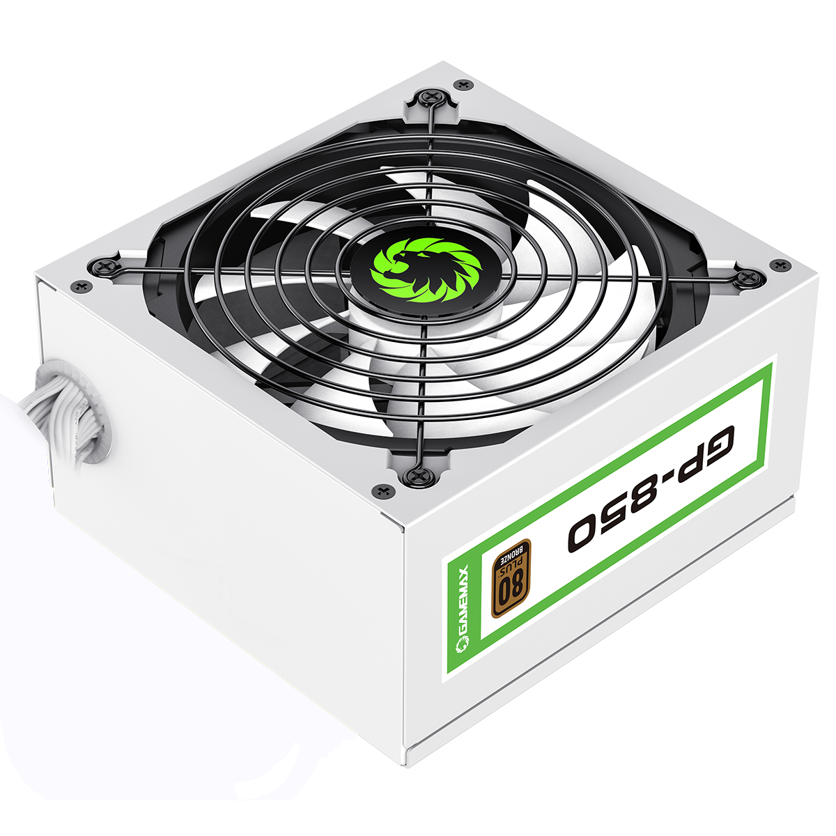 GameMax GP850 White 850W 80 Plus Bronze Wired Power Supply