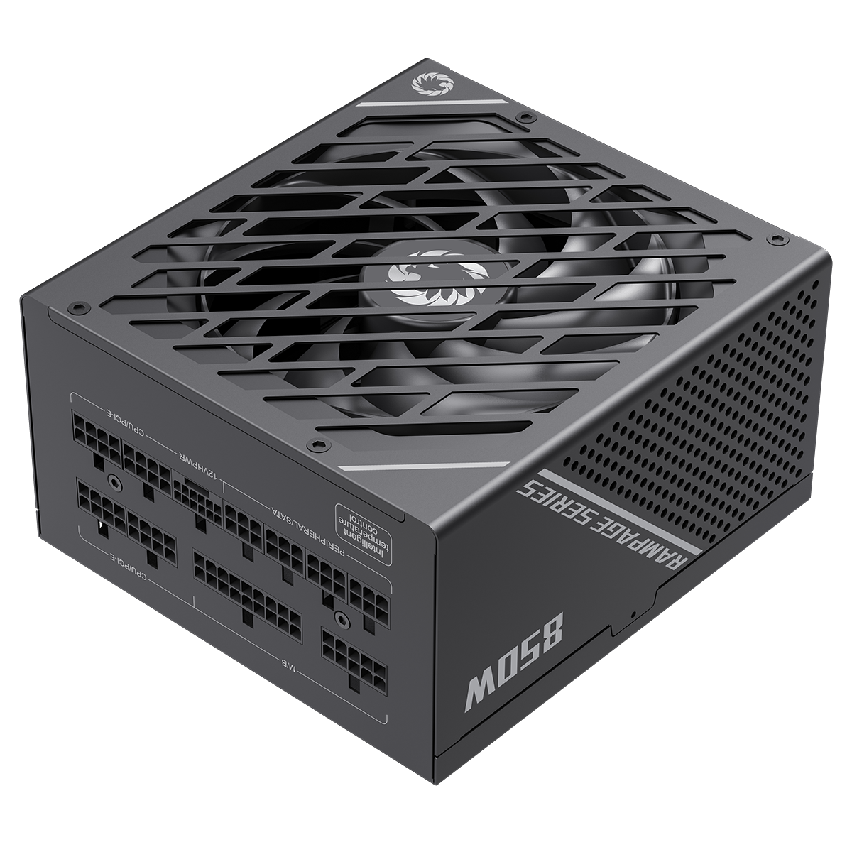 GameMax GX-850W Pro Modular 80 Plus Gold ATX3.0 PCIe 5.0 Black Power Supply With 135mm FDB Fan
