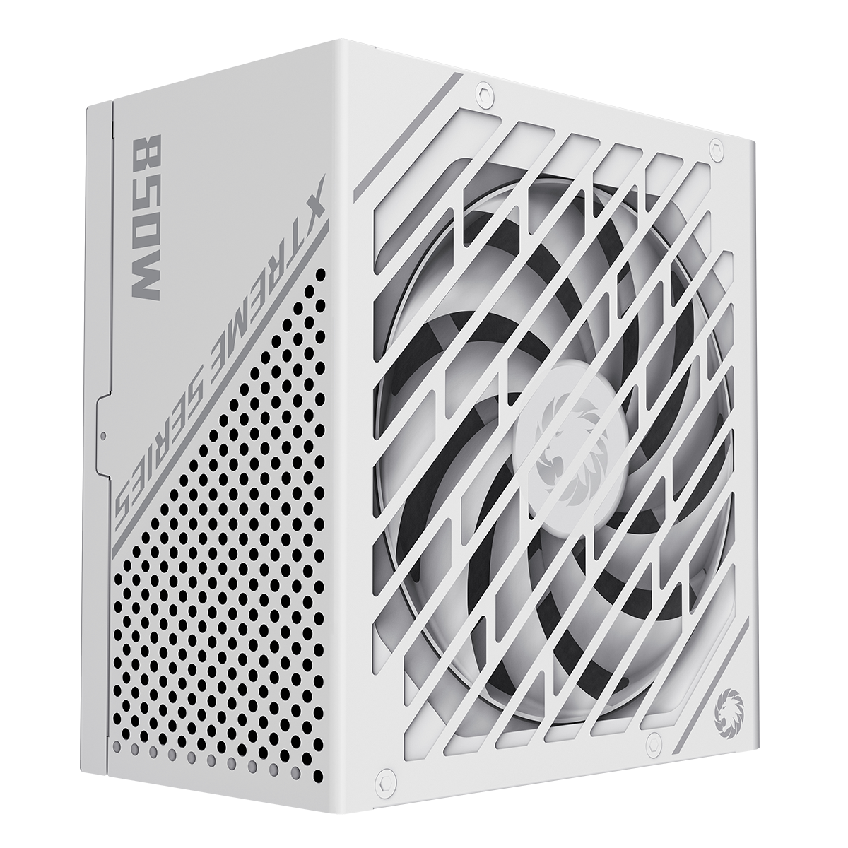 GameMax GX-850W Pro Modular 80 Plus Gold ATX3.1 PCIe 5.1 White Power Supply With 135mm FDB Fan
