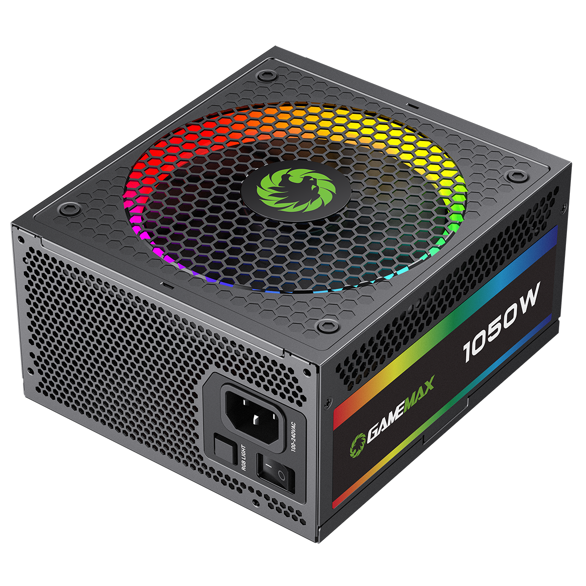 GameMax 1050W Pro Modular 80 Plus Gold Power Supply With 14cm ARGB Fan - Destello