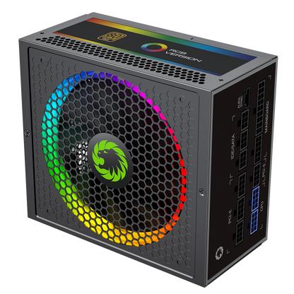 GameMax 1050W Pro Modular 80 Plus Gold Power Supply With 14cm ARGB Fan - Destello