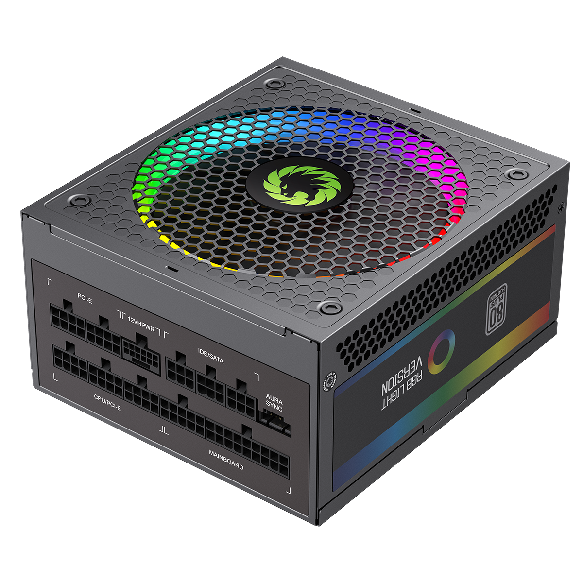 GameMax 1300W Modular 80 Plus Platinum ATX3.0 PCIe 5.0 Power Supply With 14cm ARGB Fan - Destello