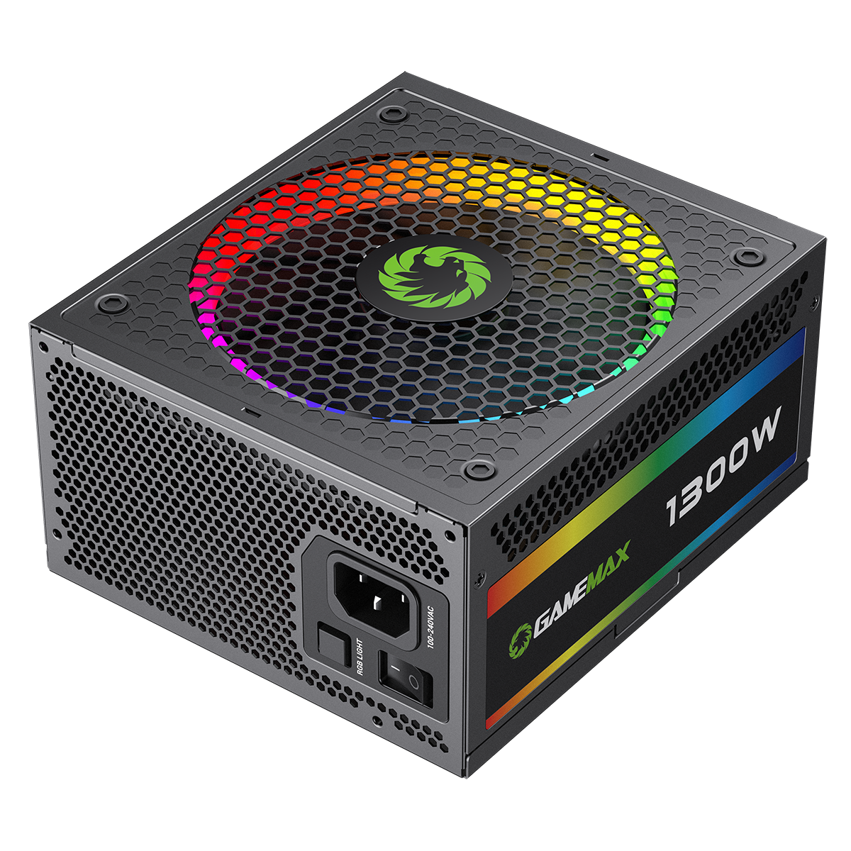 GameMax 1300W Modular 80 Plus Platinum ATX3.0 PCIe 5.0 Power Supply With 14cm ARGB Fan