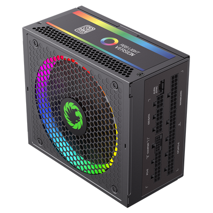 GameMax 1300W Modular 80 Plus Platinum ATX3.0 PCIe 5.0 Power Supply With 14cm ARGB Fan - Destello