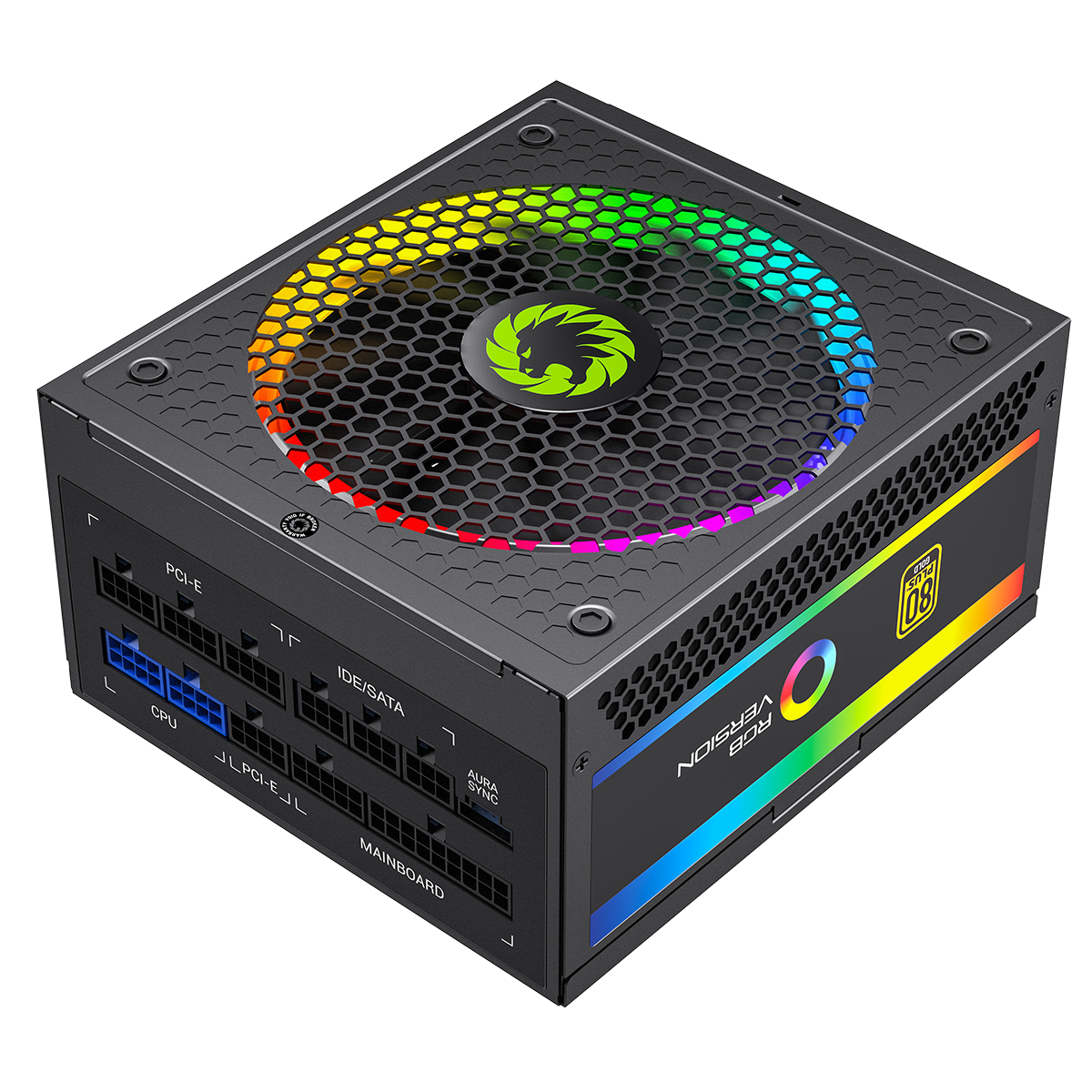 GameMax 750W Pro Modular 80 Plus Gold Power Supply With 14cm ARGB Fan