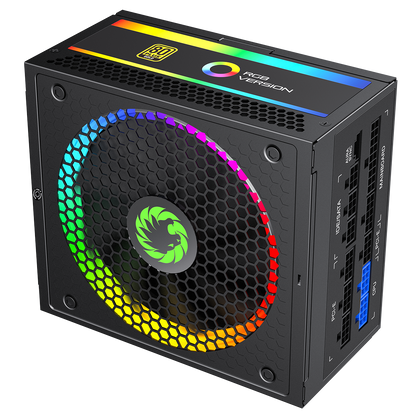 GameMax 750W Pro Modular 80 Plus Gold Power Supply With 14cm ARGB Fan