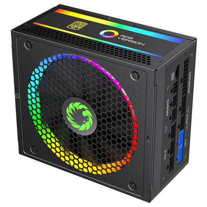 GameMax 850W Pro Modular 80 Plus Gold Power Supply With 14cm ARGB Fan - Destello