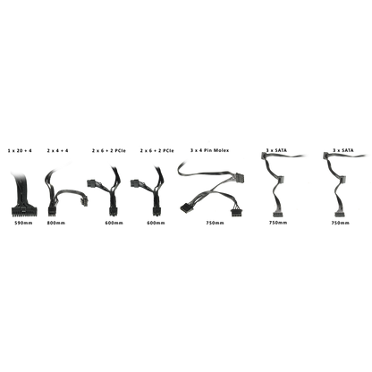 GameMax 750W RPG Rampage Full-Modular 80 Plus Bronze PSU