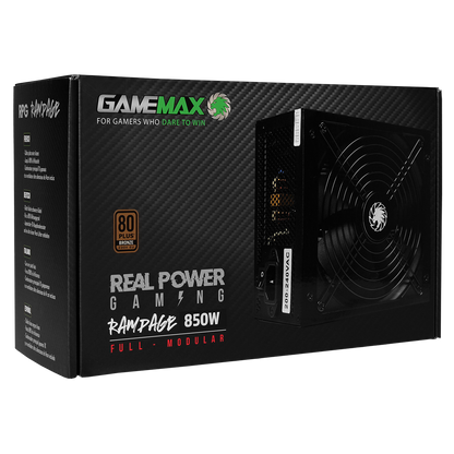 GameMax 850W RPG Rampage Full-Modular 80 Plus Bronze PSU
