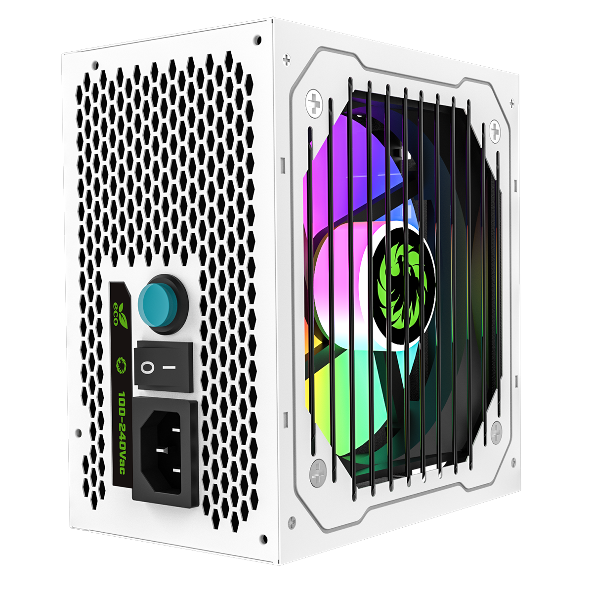 GameMax VP-700W Semi-Modular 80 Plus Bronze White Power Supply With 120mm RGB Fan
