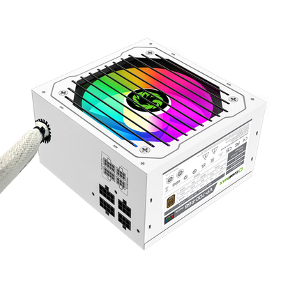 GameMax VP-700W Semi-Modular 80 Plus Bronze White Power Supply With 120mm RGB Fan - Destello
