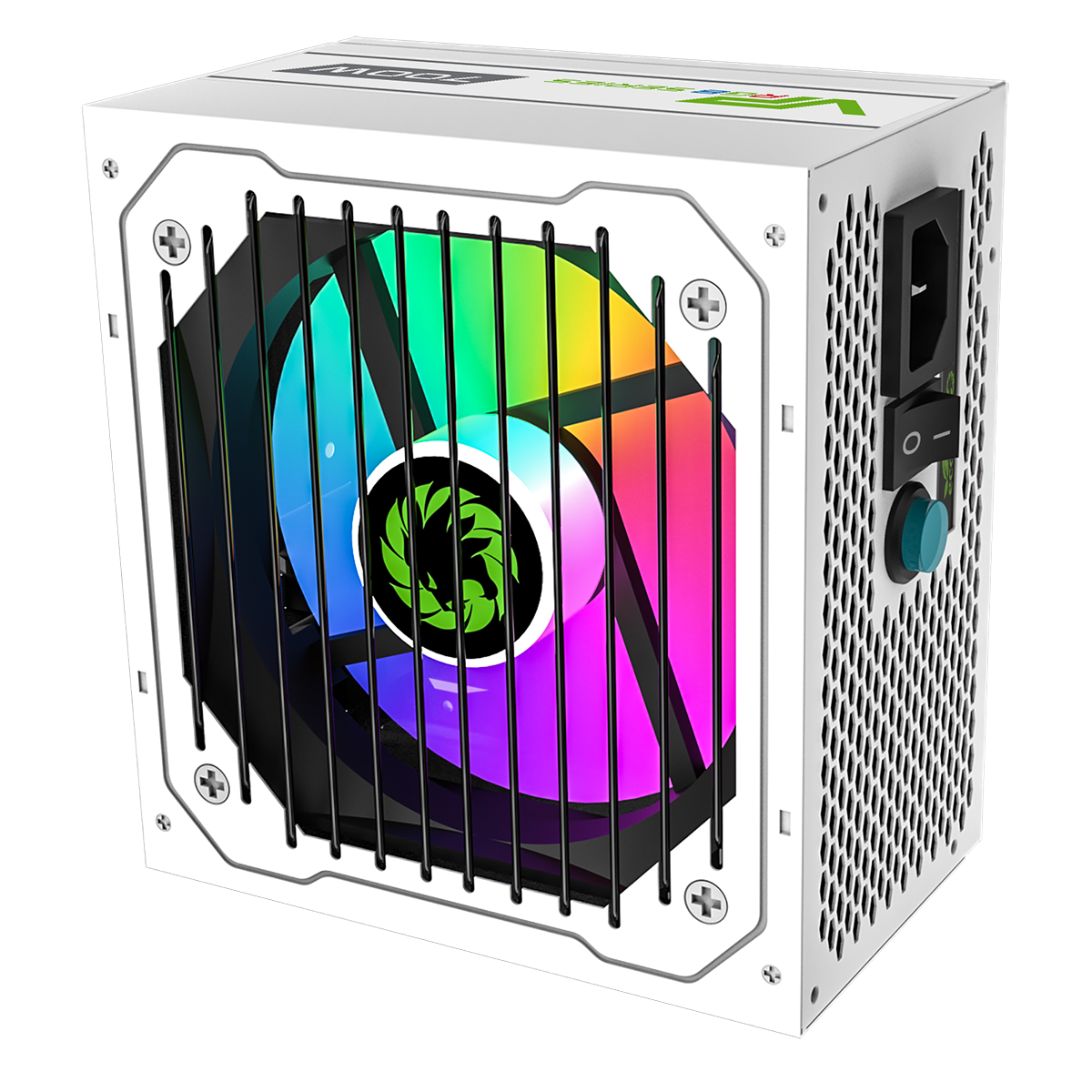 GameMax VP-700W Semi-Modular 80 Plus Bronze White Power Supply With 120mm RGB Fan
