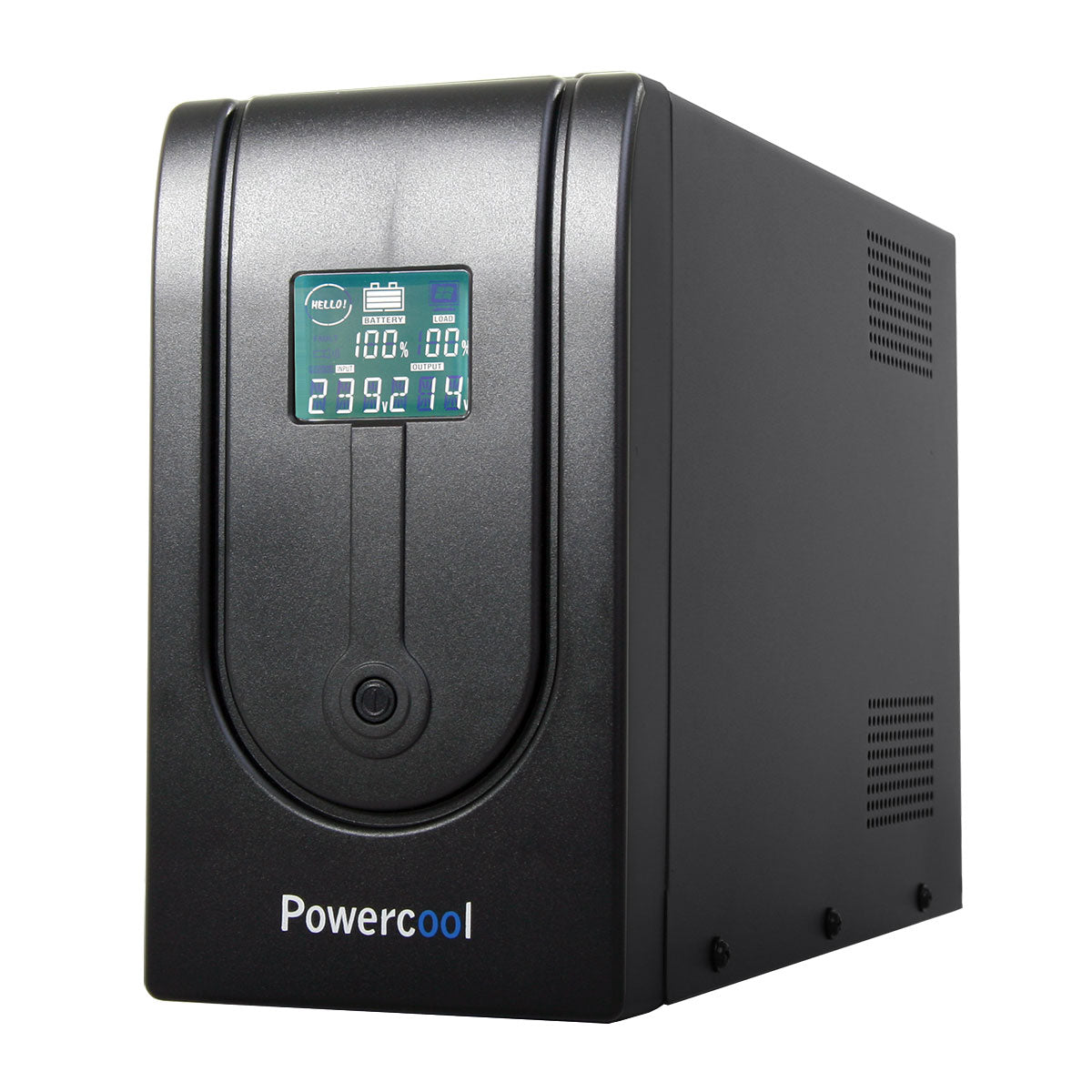 Powercool Smart UPS 1500VA 3 x UK Plug 3 x IEC RJ45 x 2 USB LCD Display