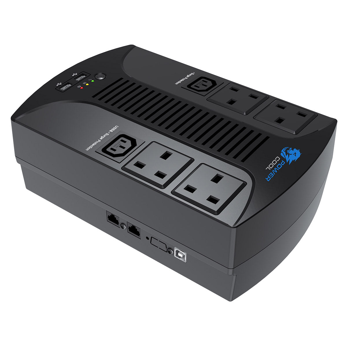 Powercool Desktop UPS Uninterruptible Power Supply 510W - 850VA Powercool